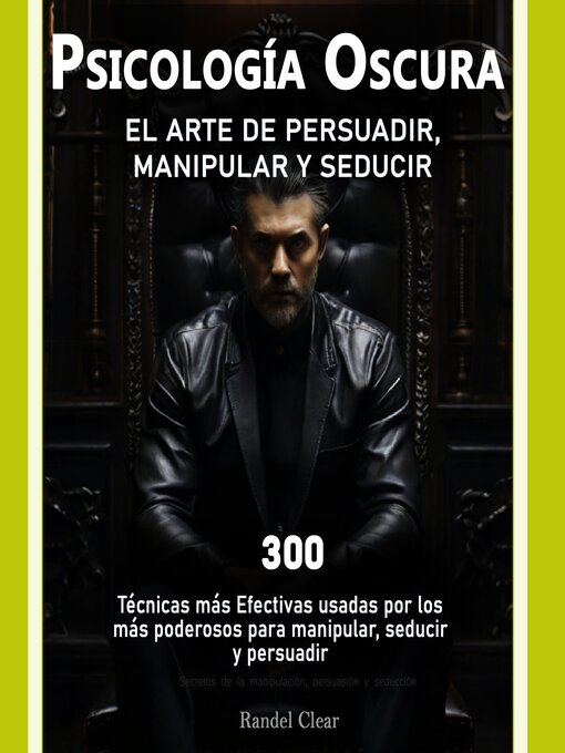 Cover image for Psicología Oscura